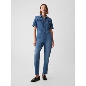 Gap Women’s Denim Jumpsuit Sz 14 Indigo